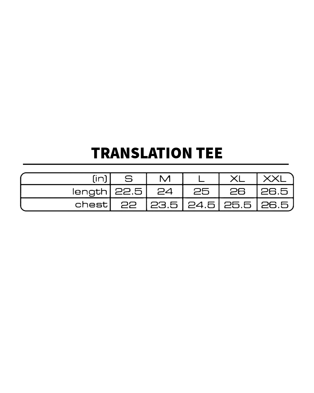 TRANSLATION TEE