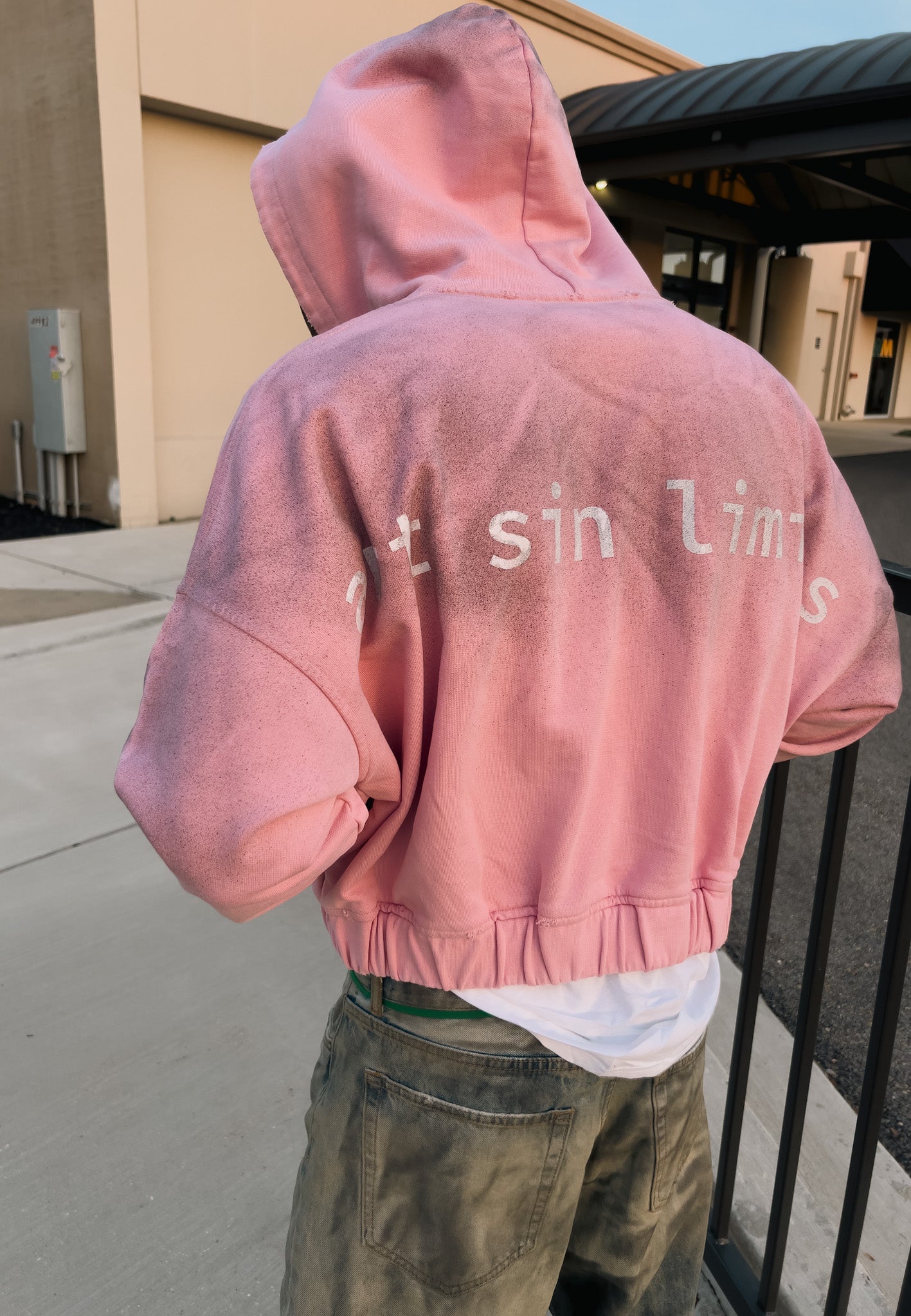 VASTARC® : DIRTY PINK ZIP HOODIE